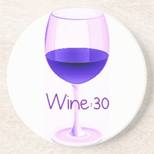 Wine:30 Red Wine Coaster