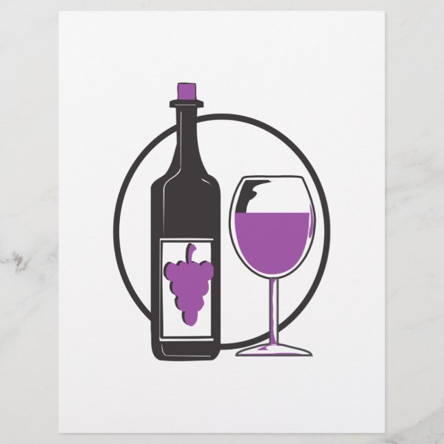 Wine A little/Red Flyer (Front)