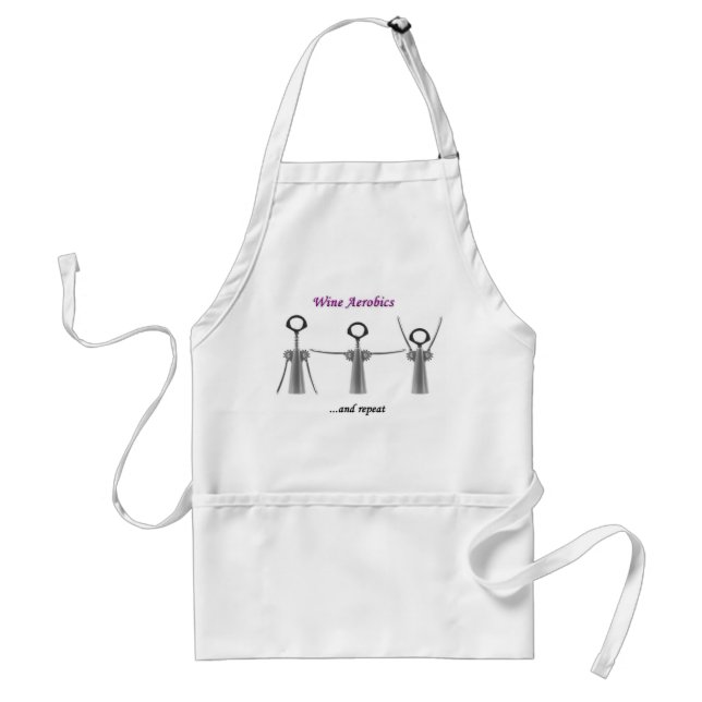 wine-aerobics standard apron (Front)