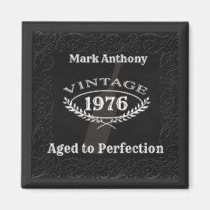 Wine Aged to Perfection Birthday Magnet