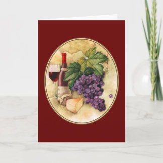 Wine and Cheese Card