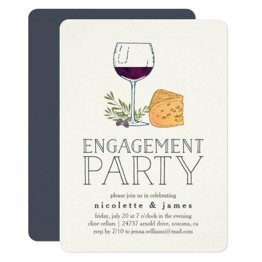 Wine & Cheese Party Invitations 7