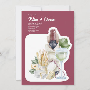 Wine and Cheese Invitation