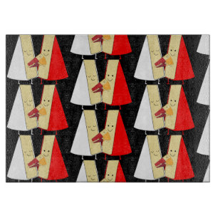 Wine And Cheese Lovers Cutting Board