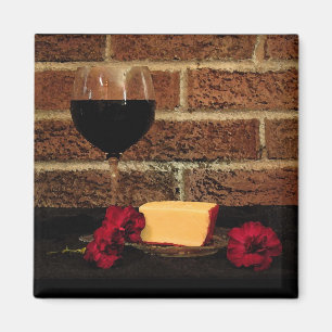 Wine and Cheese Magnet