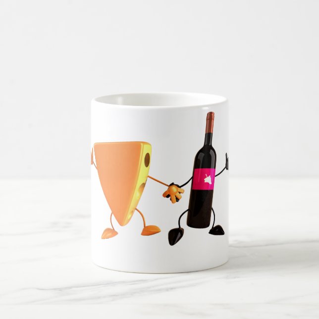 Wine And Cheese Mug (Center)