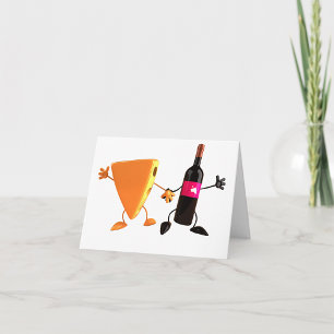 Wine And Cheese Note Cards