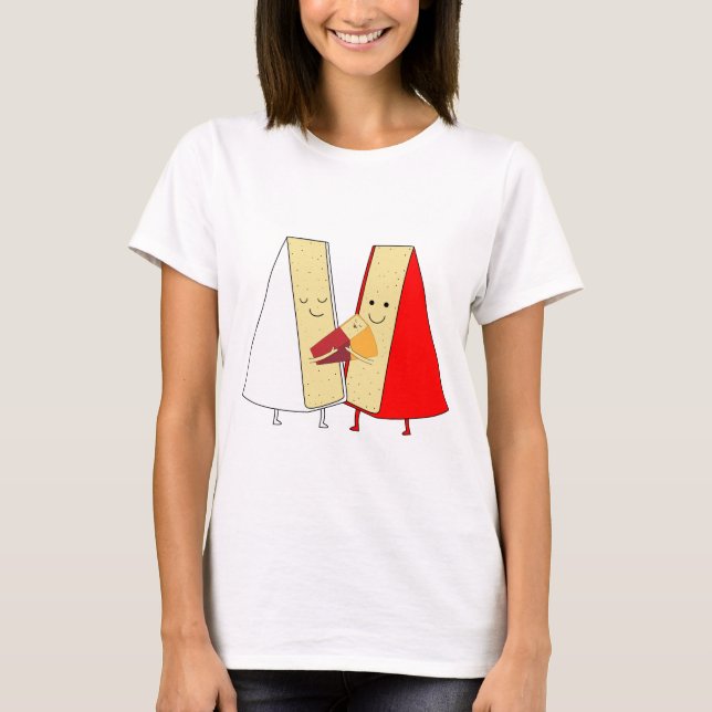 Wine And Cheese party Invitation T-Shirt (Front)