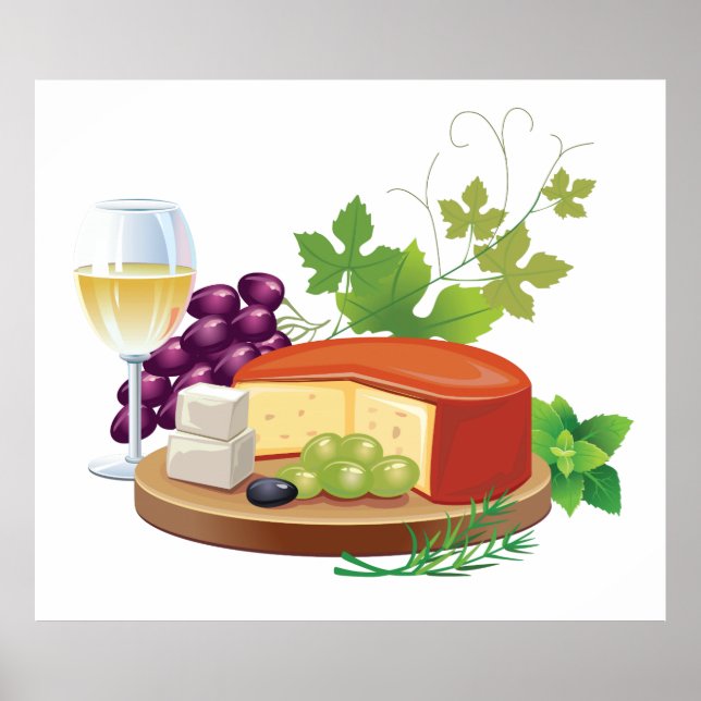 Wine and Cheese Poster (Front)