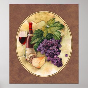 Wine and Cheese Poster