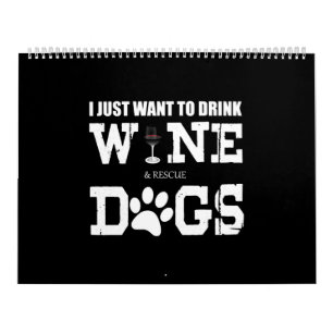 Wine and dogs calendar