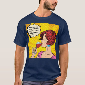Wine and girl T-Shirt