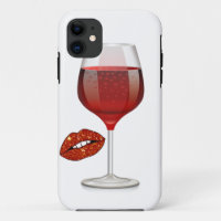 wine and lipstick