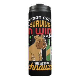 Wine And Schnauzers Thermal Tumbler