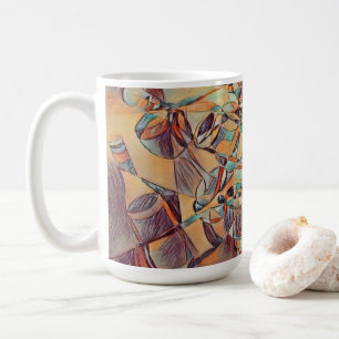 Wine and wine bottles art Coffee Mug