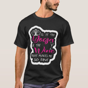 Wine And Yoga T-Shirt