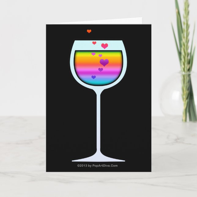 WINE ART GREETING & NOTE CARDS (Front)
