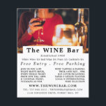 Wine Bar Scene, Wine Bar/Winery Advertising Flyer<br><div class="desc">Wine Bar Scene,  Wine Bar/Winery Advertising Flyers By The Business Card Store.</div>