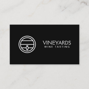 Wine Barrel Business Card