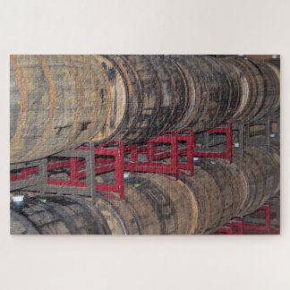 Wine Barrels Winery Vacation Travel Photography Jigsaw Puzzle