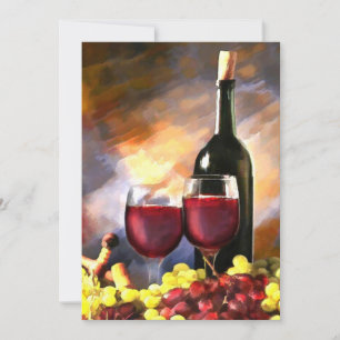 Wine Before and After Invitation