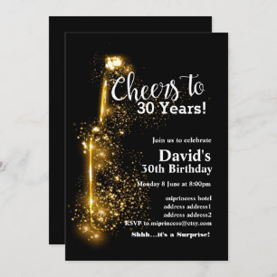 Wine birthday invitation, Cheers to any years! Invitation