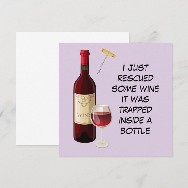 Wine bottle and glass illustration (Front/Back)