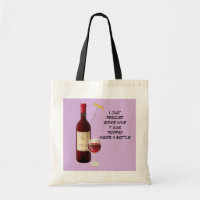 Wine bottle and glass illustration