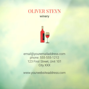 Wine bottle and glass white
