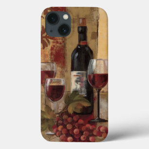Wine Bottle and Wine Glasses iPhone 13 Case