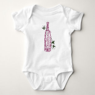 Wine Bottle Baby Bodysuit
