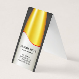 Wine Bottle Business Card