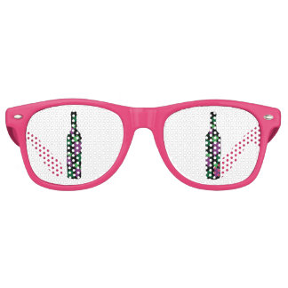 Wine Bottle Dark Retro Sunglasses