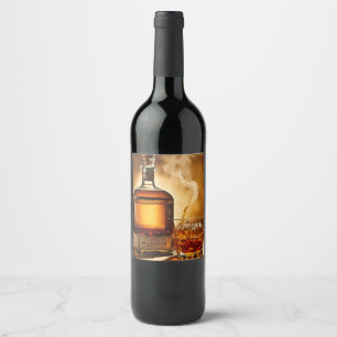 WINE BOTTLE ENJOY EVERY MOMENT WITH FRIEND LABEL