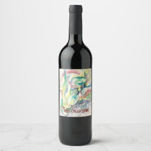  Wine Bottle Fine Arts Label Set