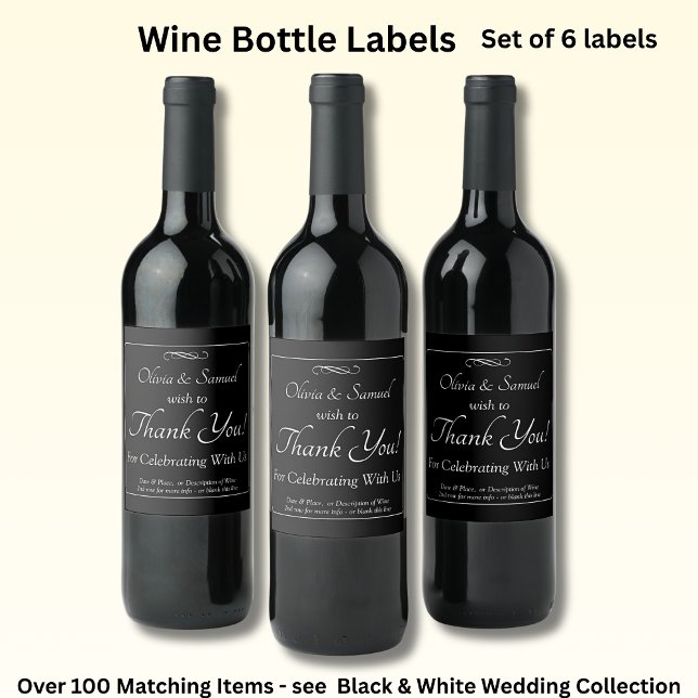 Wine Bottle - Food and Beverage Label Set (Creator Uploaded)