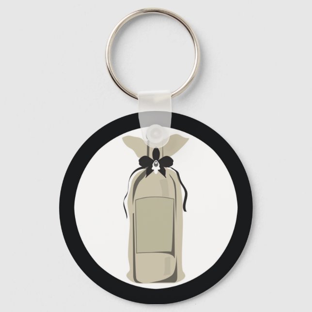 Wine Bottle Key Chain (Front)