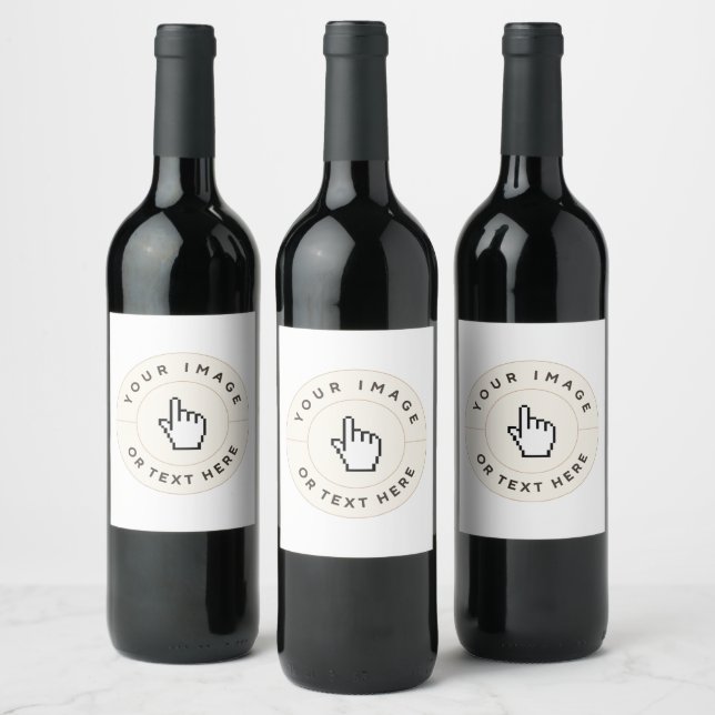 Wine Bottle Label - Custom (add image/text) (Bottles)