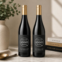 Wine Bottle Labels | Custom Logo Business Stickers