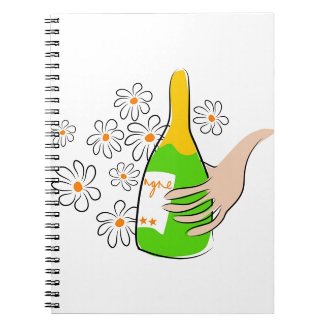 wine bottle notebook (Front)