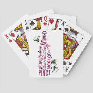 Wine Bottle Playing Cards