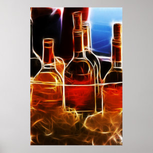 Wine bottle Poster