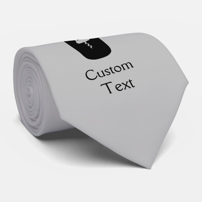 Wine Bottle with Wings and Corkscrew Tie (Rolled)