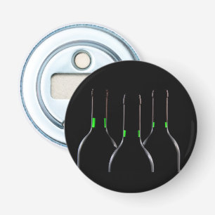 Wine Bottles Black Button Bottle Opener