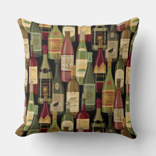 Wine Bottles Cushion