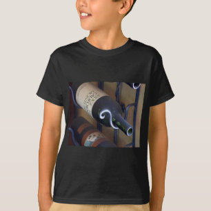 Wine Bottles In A Rack T-Shirt