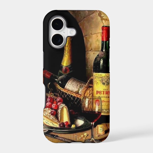 wine bottles iphone case (Back)