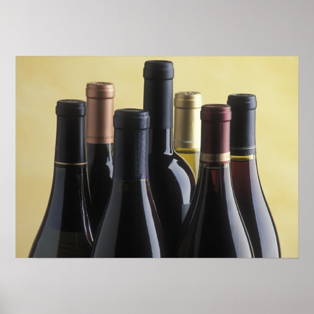 wine bottles poster (Front)