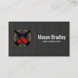 Wine Bottles Winery Business Card