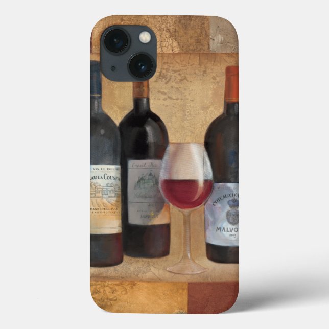 Wine Bottles with Glass Case-Mate iPhone Case (Back)